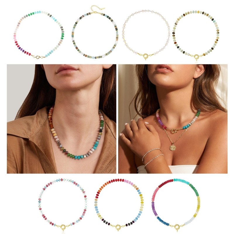 Noe สร้อยคอแบบปรับได้แฟชั่นเครื่องประดับคอสร้อยคอเสน่ห์ปัจจุบันสําหรับผู้หญิง