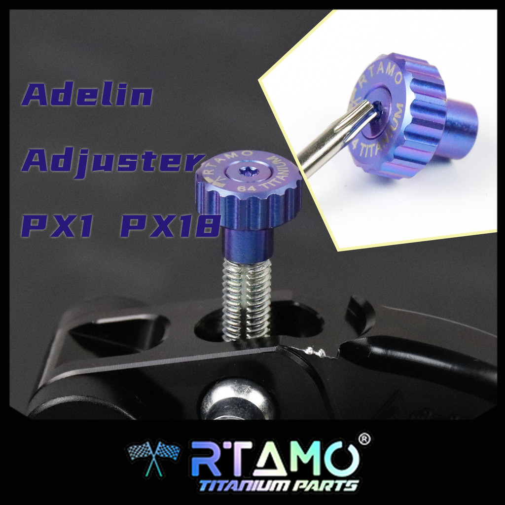 RTAMO ไทเทเนียม Gr5 Adelin PX1 PX18 ชุดปั๊ม และสลักเกลียวคันโยก 6 ชิ้น