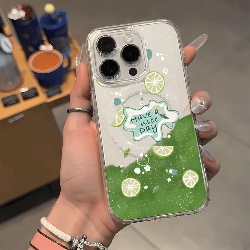 สําหรับiPhone ins Clear 11Pro 13Pro 11 12 13 14 15 16Plusแม่เหล็กโปร่งใส11 12 13 14 15 16PRO MAXเคสโ