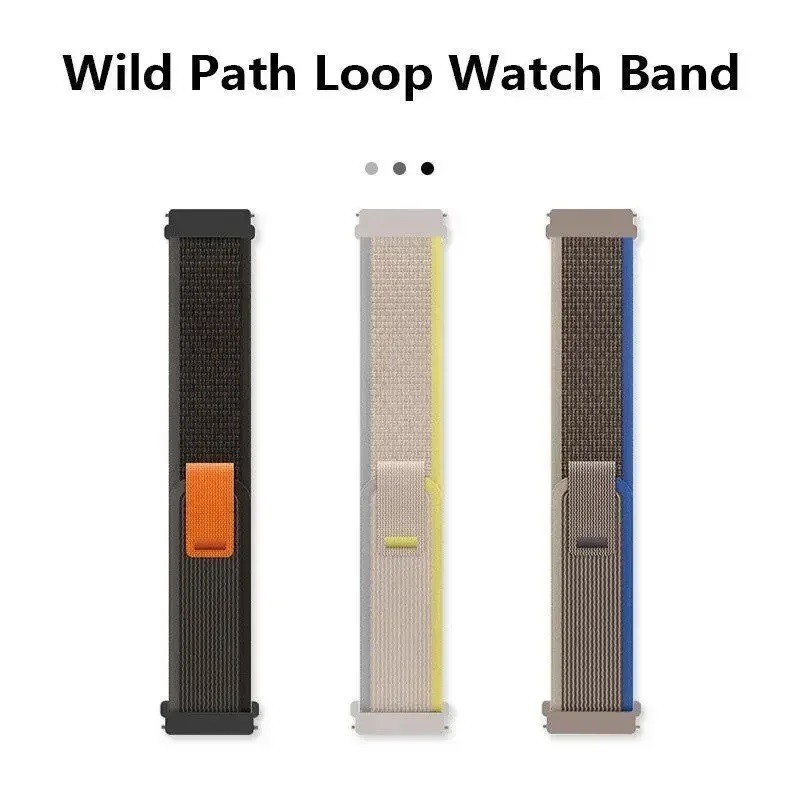 ไนลอน Trail Loop สายนาฬิกาสําหรับ Amazfit Active 2 สายรัดข้อมือสร้อยข้อมือสําหรับ Amazfit Active 2 สมาร์ทนาฬิกาอุปกรณ์เสริม