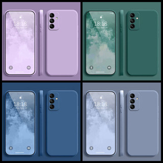เคส Samsung A56/A36/A26/A16/A55/A35/A25/A15/A54/A34/A24/A14 5G/A04S/A05S สีธรรมดาเรียบง่ายเคสซิลิโคนป้องกันการตก YT