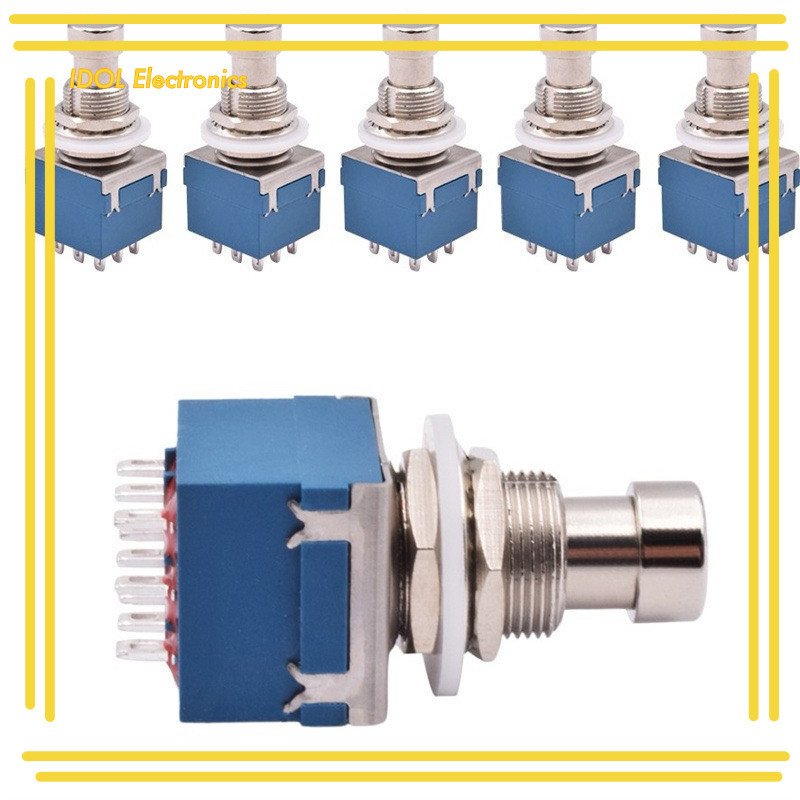 ราคาถูก! สวิตช์เอฟเฟคกีต้าร์ ฟุตสวิตช์ Foot Switch 3PDT 9ขา สินค้าพร้อมส่ง จากไทย