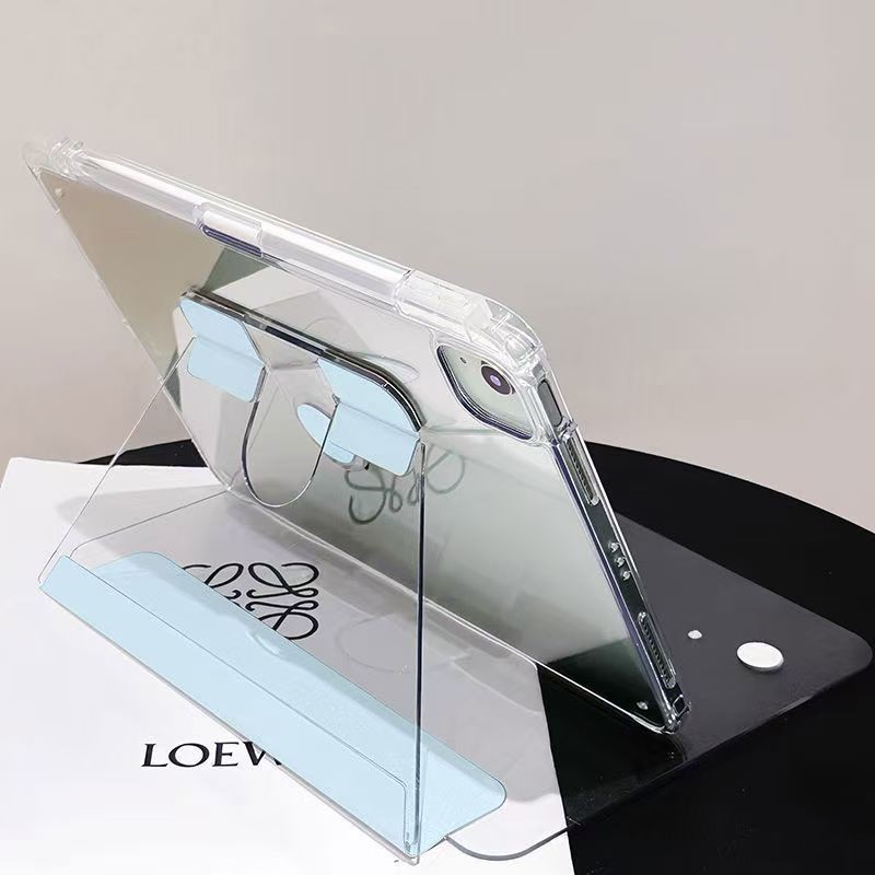 เคสmini7 Crystal Glass Case for ipad เคสไอแพด gen7/8/9/10.2 air11 10.9 pro11 2020/air6 2024 gen10 10.9 เคสอะคริลิคฝาขุ่น