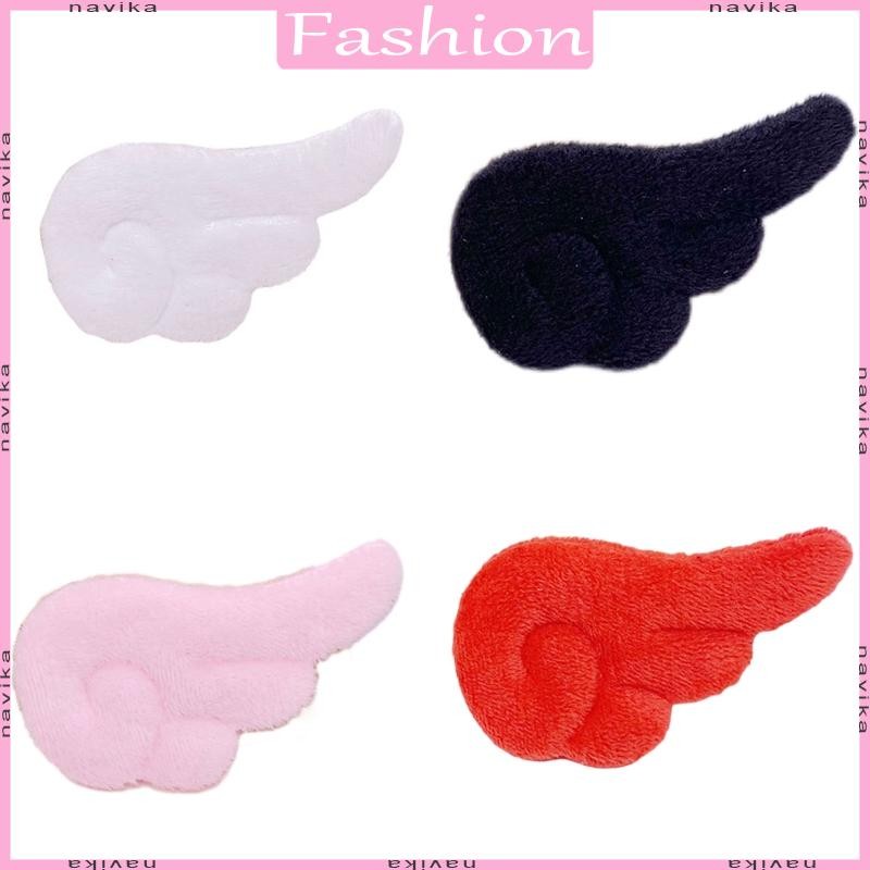 Nav น่ารัก Plush Angel Wing คอสเพลย์การ์ตูนสําหรับทํากิ๊บติดผม Headwear Hairpin