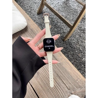 สายหนังแท้บาง Slim รองรับ Samsung Galaxy Fit 3/Fit 2/Fit/7/6/5/4 และขนาด 40/44/45/47/43 มม. HW Fit 3 GTS Bip 42/46 มม.