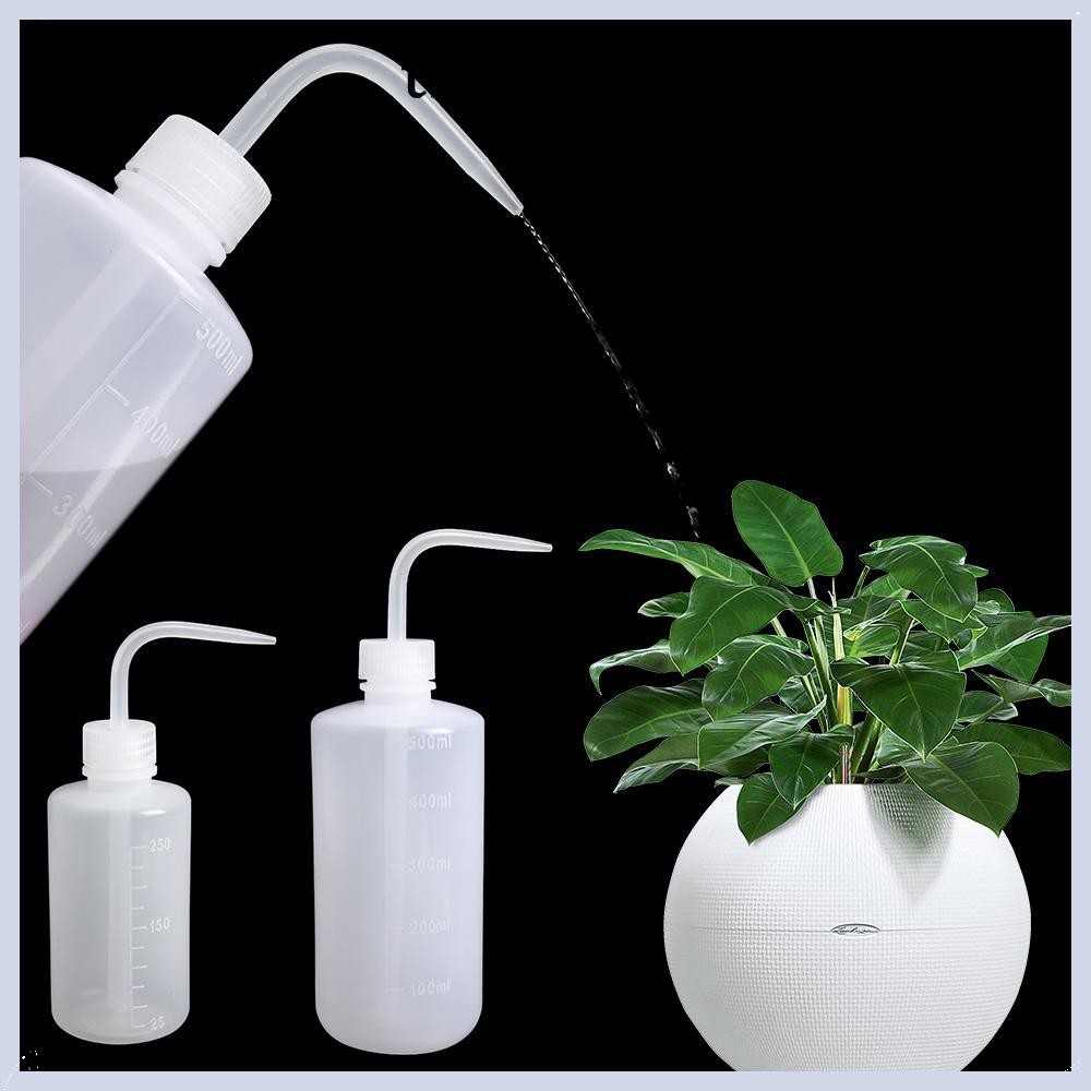 TIOMNV56 250ml/500ml ขวดแอลกอฮอล์บีบ Succulents ปากโค้งพลาสติก