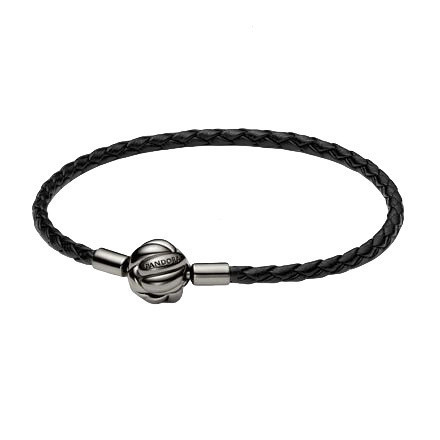 100% เครื่องประดับเงินสเตอร์ลิง S925 เครื่องประดับแพนโดร่า ของขวัญสำหรับผู้หญิง สร้อยข้อมือเชือกหนังสีแดงคลาสสิก ชุบทอง RU8X 8ZSZ