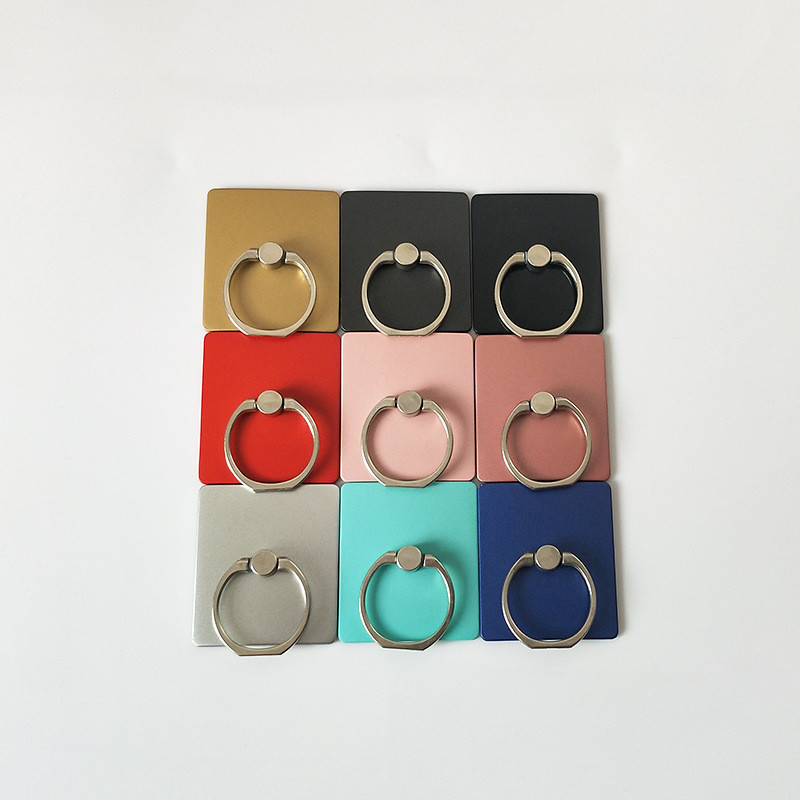 เบส 1ชิ้นแฟชั่นโทรศัพท์มือถือผู้ถือแหวนสแควร์สีแดงทองเงินของขวัญสําหรับแฟนโทรศัพท์แหวนหัวเข็มขัด - รูปที่ 6