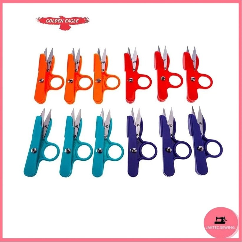 กรรไกรตัดเศษด้าย(ด้ามจับพลาสติกถนัดมือ) รุ่น : TC-800 (ไม่สามารถเลือกสีได้)