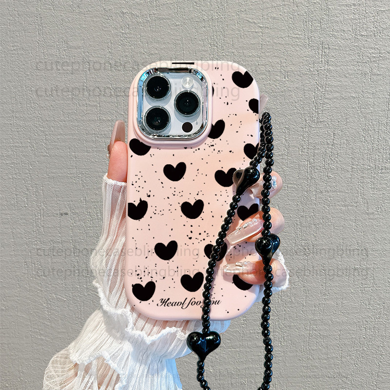 [เคส+สร้อยข้อมือ]เคสOppo A17 A35 A57 A8 A7 A38A3SA5A12EA33A54 A18 A77 A11 A16 A12 RENO4/5/6/7/8T A58