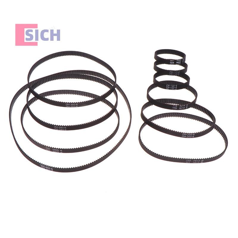 [Sich] อุปกรณ์เสริมเครื่องพิมพ์ 3D 2GT-6 แหวนไนลอนปิดเข็มขัดเวลาแหวนเกียร์เข็มขัดยางใหม่