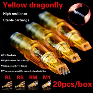 YAILONG สีเหลือง 15/20 ชิ้น Dragonfly RL RM RS M1 ทิ้งถาวรเข…