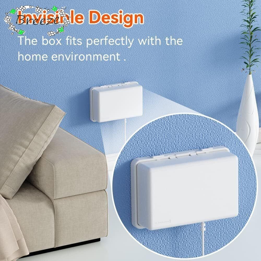 BREEZE ฝาครอบปลั๊กไฟฟ้า, กล่องป้องกันสวิตช์ปลั๊กไฟ, Self-Adhesive Kids Safety 86 ประเภทตัวป้องกันซ็อกเก็ต Home