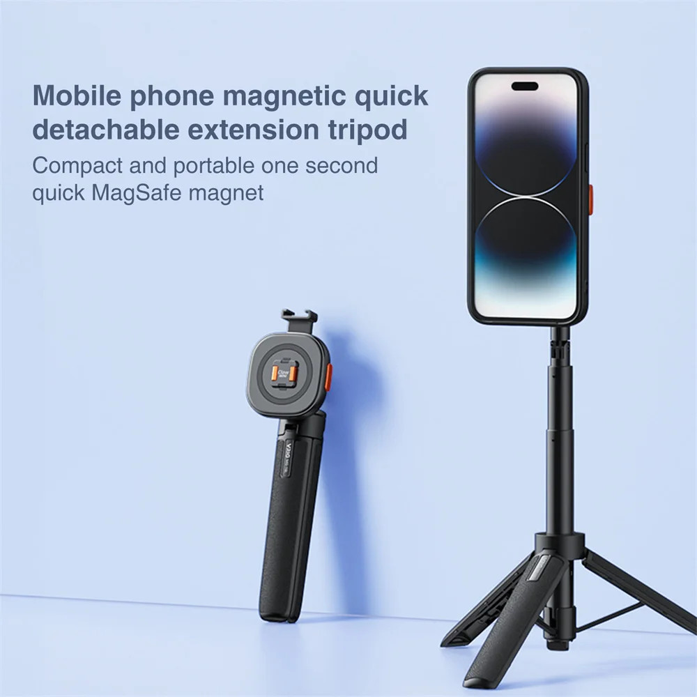 VRIG MG-16L Claw MINI สมาร์ทโฟนขาตั้งกล้องแม่เหล็ก Selfie Stick Quick Release ขาตั้งโทรศัพท์สําหรับ 