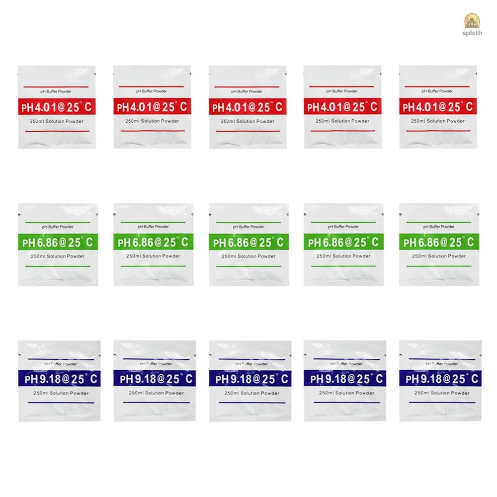 PH Meter Calibration Point 3 Type PH Buffer Powder Set วัด Calibration Solution Powder สําหรับมิเตอร