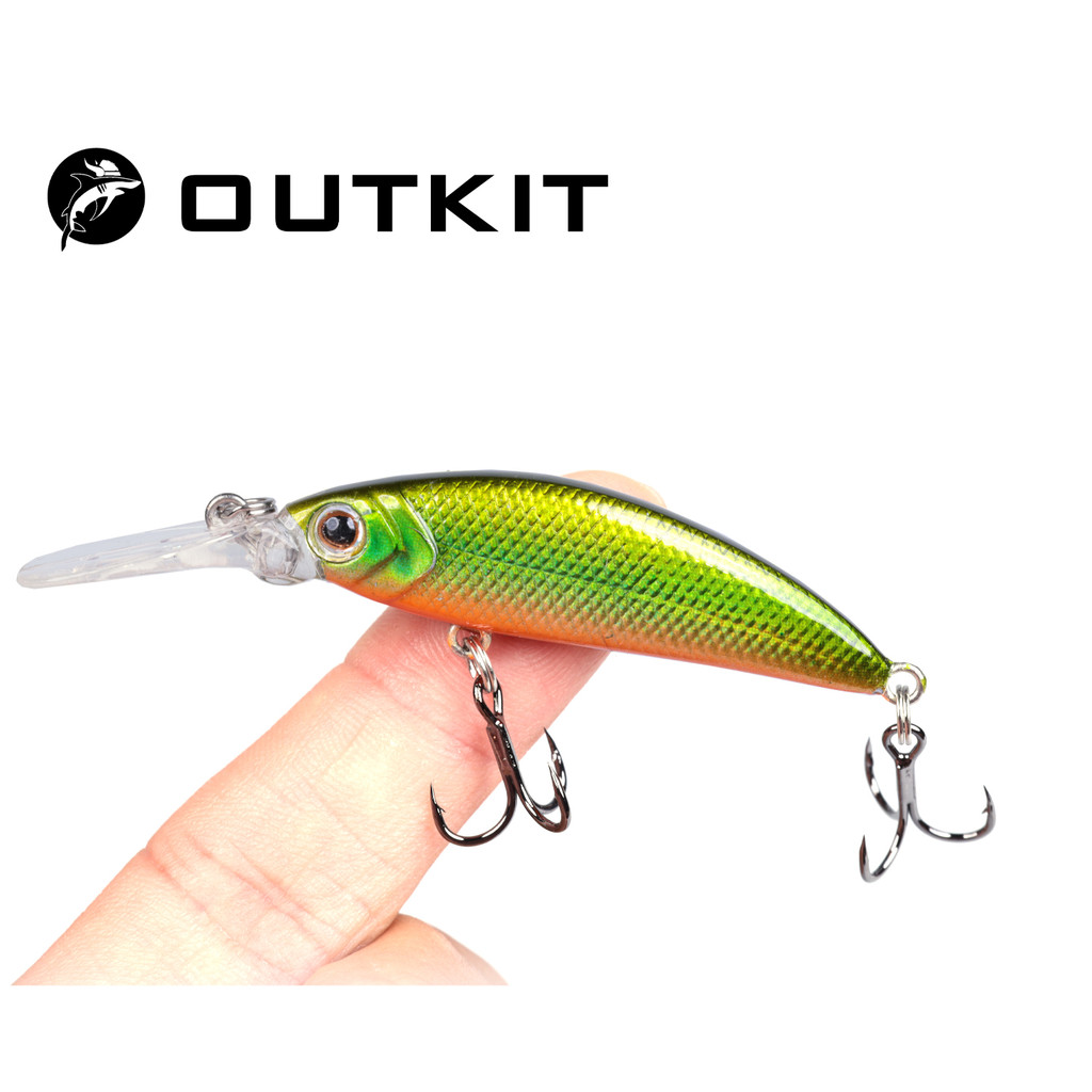 เหยื่อปลอมfloating sinking minnow crankbait hard ขนาด 8.5 กรัม wobblers สำหรับตกปลาคาร์พและบัส