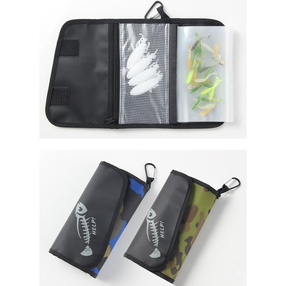 เหยื่ออ่อน T หางถุงเก็บหนอนนุ่มรีดหาง Buggy กระเป๋าปิดผนึกกันน้ำความจุขนาดใหญ่รวมทั้งถุง ziplock