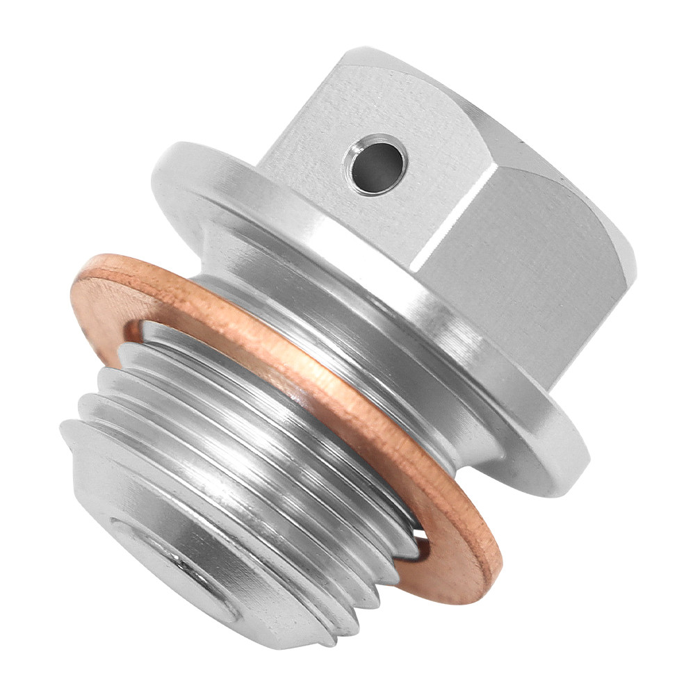 M14 แม่เหล็กน้ํามันท่อระบายน้ําปลั๊ก Bolt น้ํามัน Sump ปลั๊กสําหรับ Suzuki V-Strom 250 1000 1050 TL1