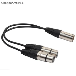 Che 3-Pin XLR ชายคู่ XLR หญิง Y Splitter สายสัญญาณเสียงสําหรับไมโครโฟน TH