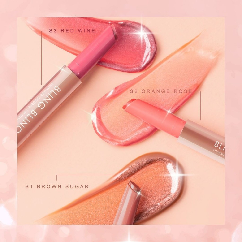 THA - Bling Bling Shimmer Double Lip Volume ขนาด 2กรัม ฑา รูปที่ 3