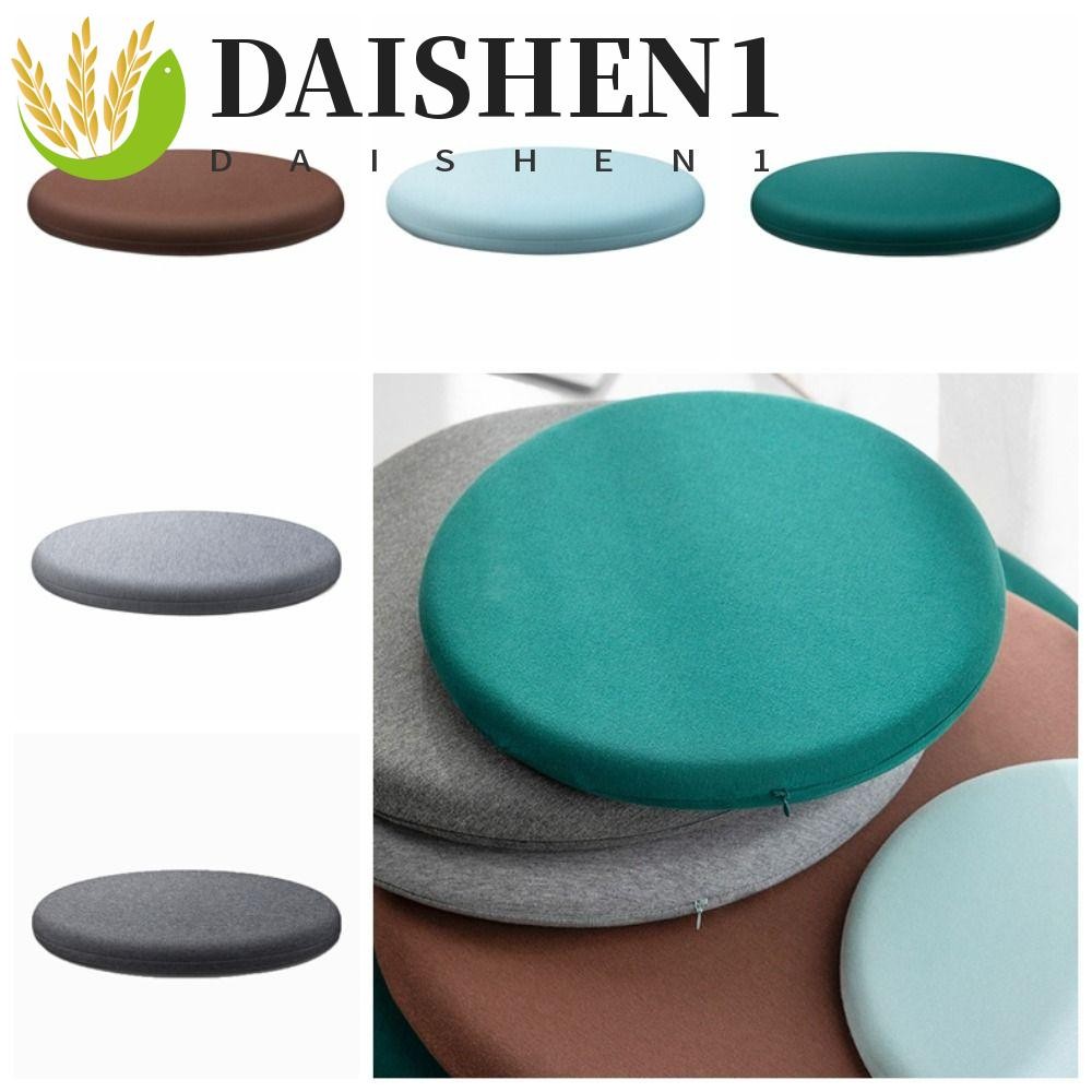 Daishen1 เบาะรองนั่งทรงกลม, เบาะรองนั่งแบบนุ่มยืดหยุ่น, กันลื่นสีทึบ Thicken 30 ซม.เบาะเก้าอี้ตกแต่งบ้าน