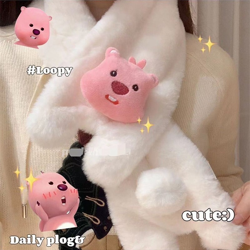 น่ารักตุ๊กตาลูกสุนัขผ้าพันคอตุ๊กตาสนุกผ้าพันคอตุ๊กตาความร้อนผ้าพันคอ