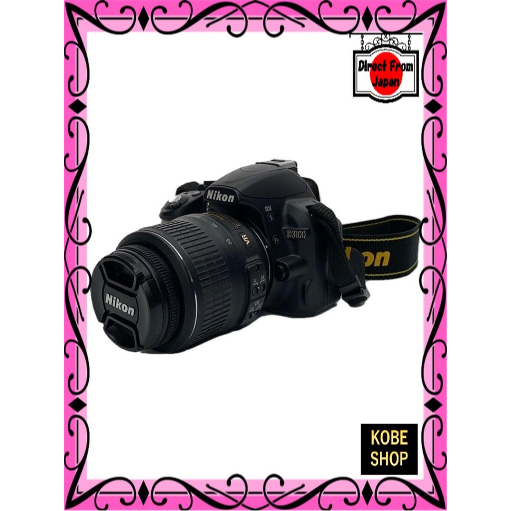 【ส่งตรงจากญี่ปุ่น】 ชุดเลนส์กล้องดิจิตอลเลนส์เดี่ยว Nikon D3100 【สินค้ามือสอง】