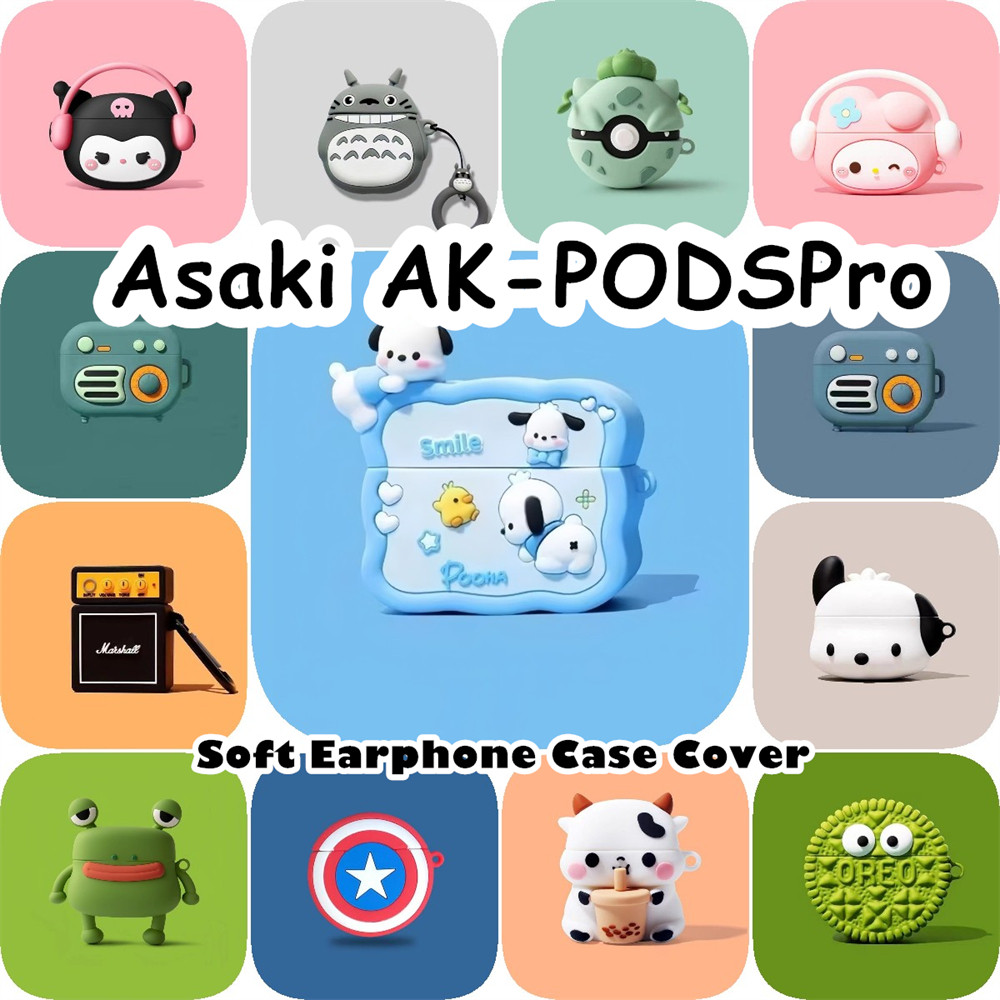 【Case Home】นําไปใช้กับ Asaki AK-PODSPro เคส Case เคสหูฟัง สไตล์การ์ตูนตลก ซิลิโคนนุ่ม NO.2