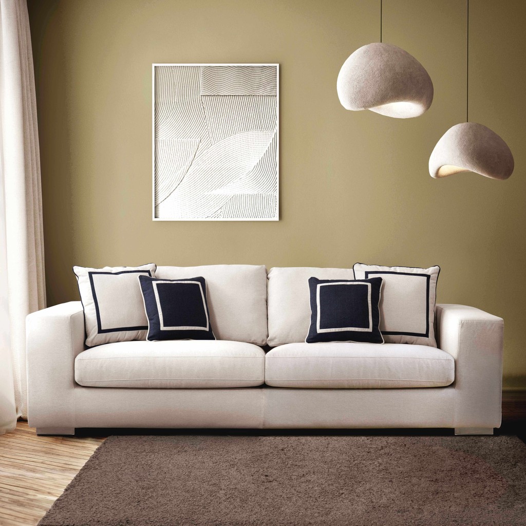 SB Design Square โซฟา 4 ที่นั่ง รุ่น Beatris - สีครีม (269x102x70 ซม.) แบรนด์ ATELIER