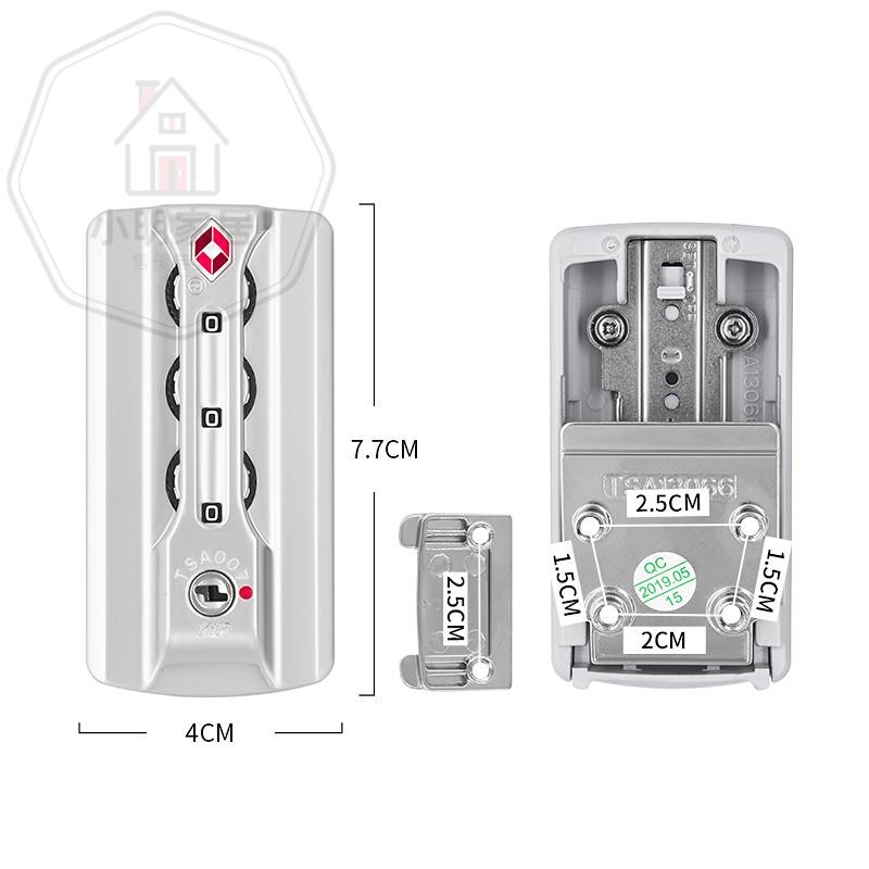 [พร้อมสต็อก] Tsa13066 customing Lockศุลกากรล็อคกรอบอลูมิเนียมรถเข็นกรณีซ่อมกระเป๋าเดินทางอุปกรณ์เสริม tsa007ศุลกากรล็อค