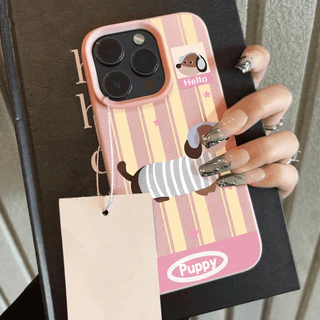 เคสโทรศัพท์ For iPhone 17 AIR 13 11 16 12 18 15 14 Pro Max 15Pro ซองหนัง ลายการ์ตูน กันกระแทก สีต่างๆ เคสมือถือน่ารักๆ