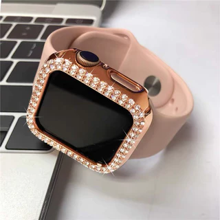 นาฬิกาเพชร For IWatch Ultra/SE 3 2 49มม Apple Watch Series 11 10 9 8 7 6 SE 5 4 38มม 42มม 41 42มม 45มม 46มม กันชนป้องกัน