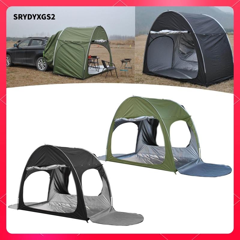 [Srydyxgs2] เต็นท์ท้ายรถด้านหลังแคมป์ปิ้งกันสาด Minivan Shade 3 ประตูออกแบบป้องกันแสงแดดเต็นท์ SUV สําหรับทัวร์ยานพาหนะ