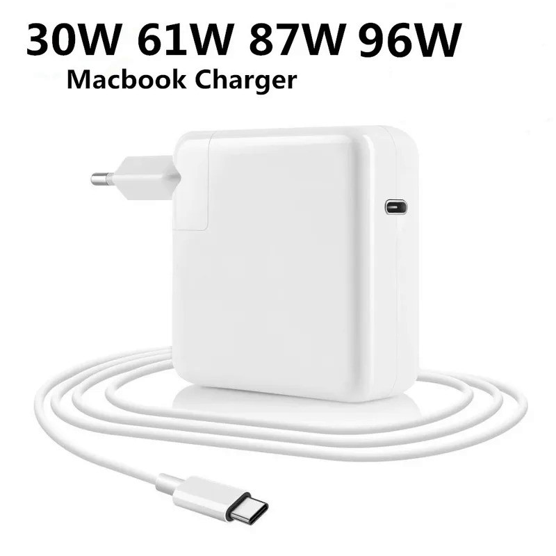 30W 61W 87W PD USB-C Notebook Laptops Power Adapter Type-C Fast Charger For MacBook Pro 12 inch 13 i