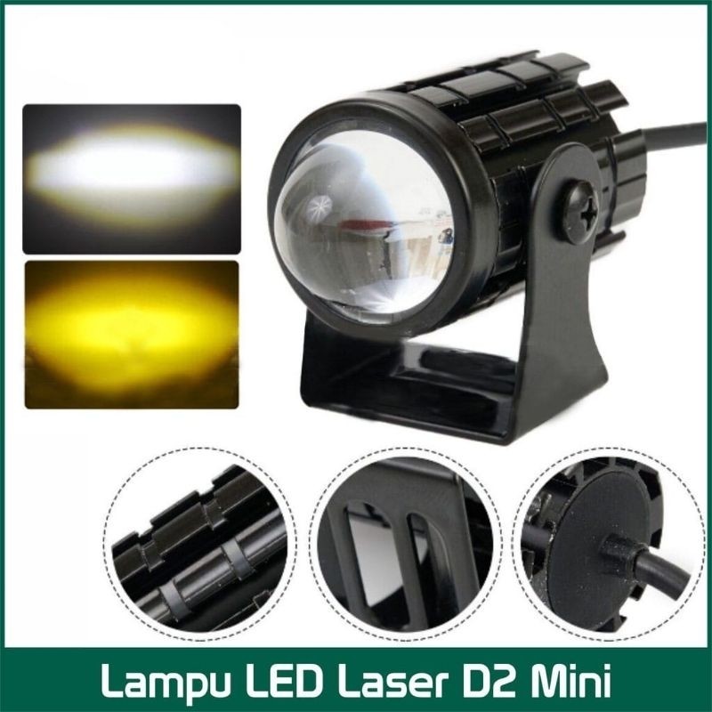 MINI Laser Shooting Light 2 สี Mini Spotlight D2