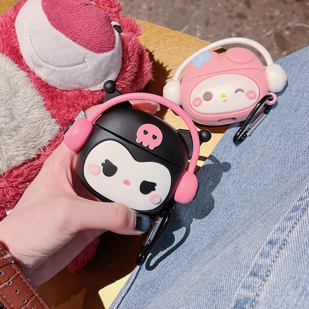 สําหรับ OPPO Enco Air 3 Pro เคส Case หูฟังบุคลิกภาพซิลิโคนการ์ตูนเพลง Kulomi