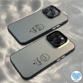 คู่รักเด็กชายผู้หญิงรักหัวใจเข้ากันได้เคสไอโฟน11 16 7Plus 15 12 14 13 Pro Max XR X XS Max 16 7 14 8 Plus SE TPU อ่อนเคส