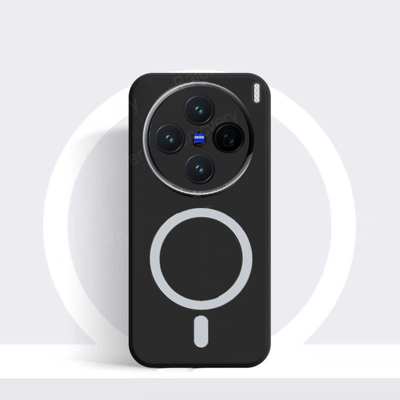 เคสโทรศัพท์สําหรับvivo X200 Pro Mini Vivo X200 X200 Pro TPUซิลิโคนแม่เหล็กชาร์จไร้สายฝาครอบป้องกันเต็มรูปแบบ
