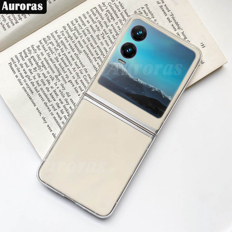 สําหรับ Infinix Zero Flip 5G Hard Case โปร่งใส Anti-oxidation ฝาครอบซิลิโคนใส Infinix Zero Flip พับกรณีที่อยู่อาศัย