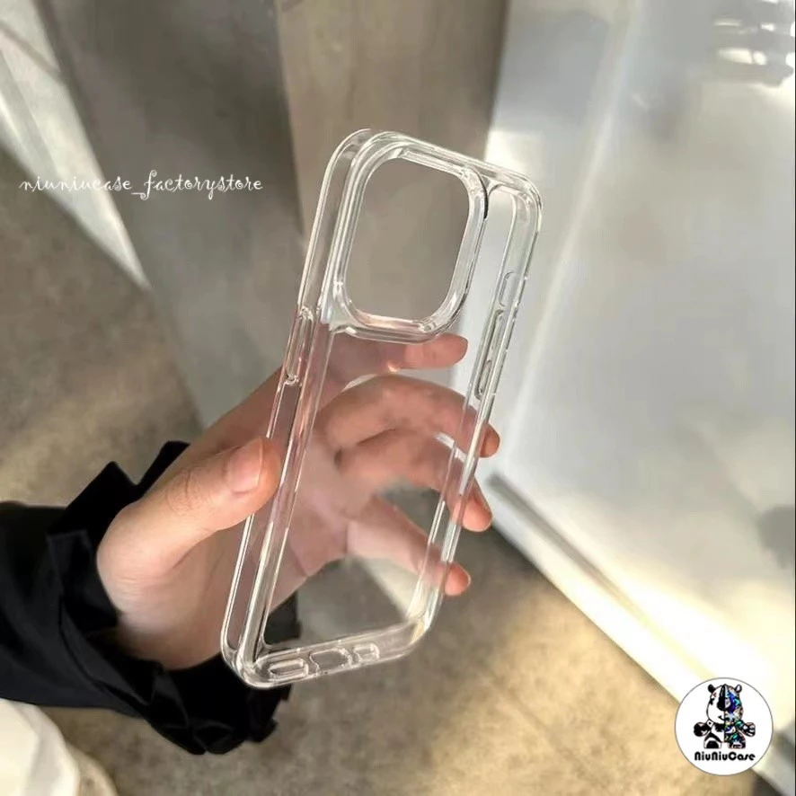 🔥ส่งจากไทย🔥ซองกันกระแทกแบบง่ายรองรับสำหรับ iPhone 15 11 12 13 14 16 Pro Max 7 8 Plus XR X XS 14 15 Plus SE เคส Case thumbnail 4