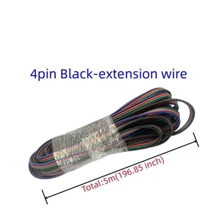 2pin 3pin 4pin 5pin 6pin สายไฟ 22AWG LED สําหรับ WS2812 WS2811 RGB RGBW RGB CCT 5050 3528 LED Strip