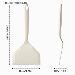 Louislifebliss ไม้พายซิลิกาเจลเครื่องครัวในครัวเรือน Non Stick Cooking Shovel เครื่องครัวซิลิโคนแบบบูรณาการ Comfort Handle ใหม่