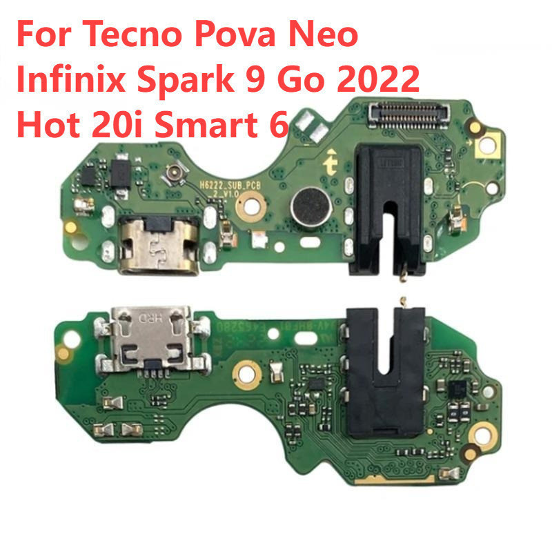 แพรตูดชาร์จ (Charging Port Flex )  สําหรับInfinix Tecno Pova Neo Infinix Spark 9 Go 2022 Hot 20iสมาร์ท 6 HD USB ราคา ถูกที่สุด ดีลบีเคเค รูปภาพหลัก
