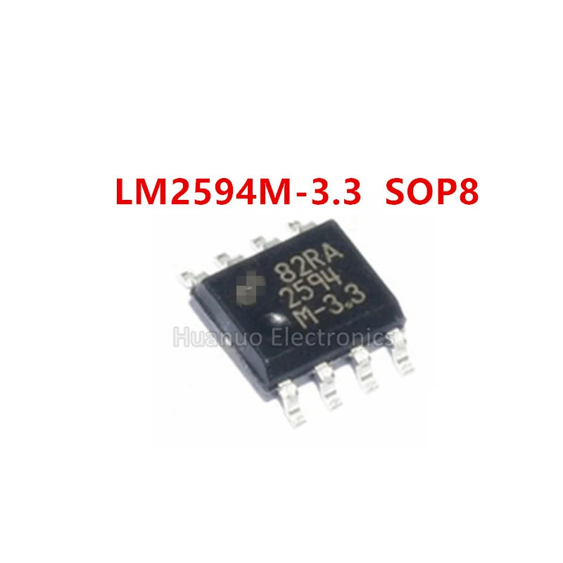 5PCS-20PCS ใหม่ LM2594M-3.3 LM2594 SOP8 การสลับแรงดันไฟฟ้าชิป 6WY2