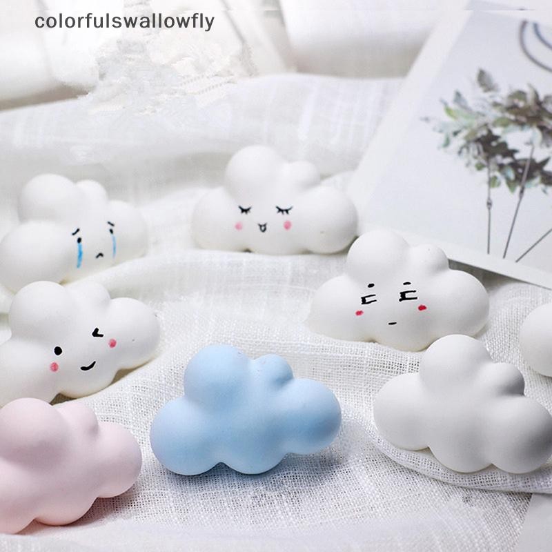สีสันswallowfly 3D Cloud Shape ช็อกโกแลตซิลิโคนแม่พิมพ์ Mousse Fondant Cube พุดดิ้งลูกอมแม่พิมพ์ COD