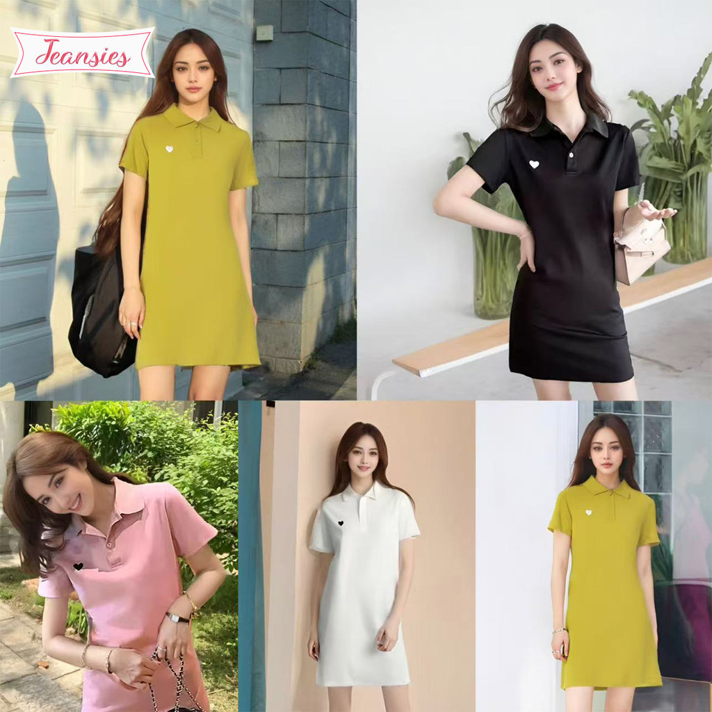 ชุดเดรสสีขาวกลางช่วงสำหรับสาวตัวเล็ก สไตล์น่ารัก