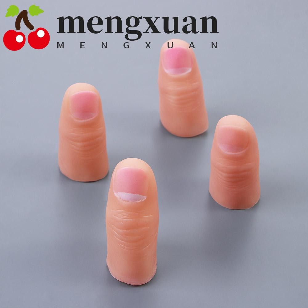 Mengxuan ปลอมนิ้วมือ Magican ของขวัญ Magican อุปกรณ์เสริมปลอม Thumb Tip Magic Trick Magic Props Close-Up Thumb Tip Magic Tricks