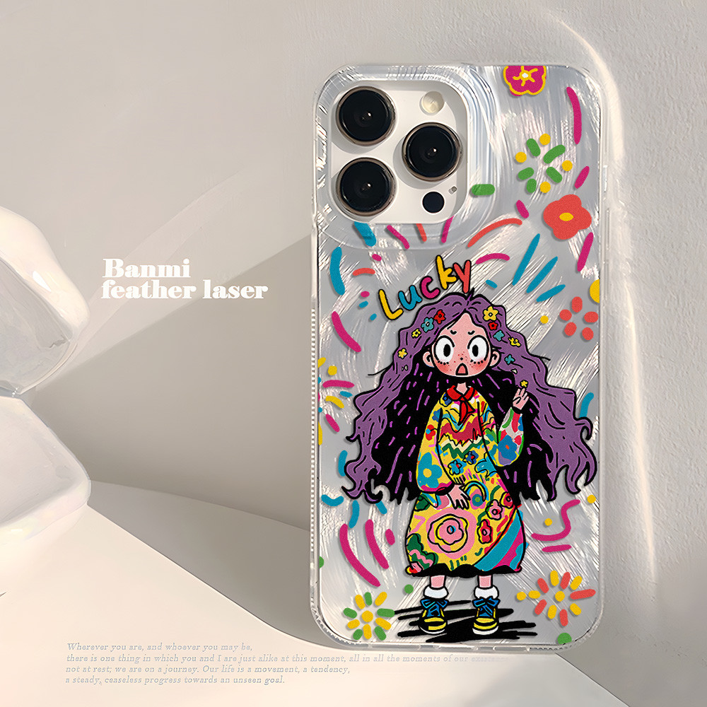 Case For Samsung A06 A16 A55 A54 S24 S23 Ultra A05 A05S A14 A24 A34 A15 A35 A22 A12 A25 A50S A52 A53 เคสFeather Laser - รูปที่ 3