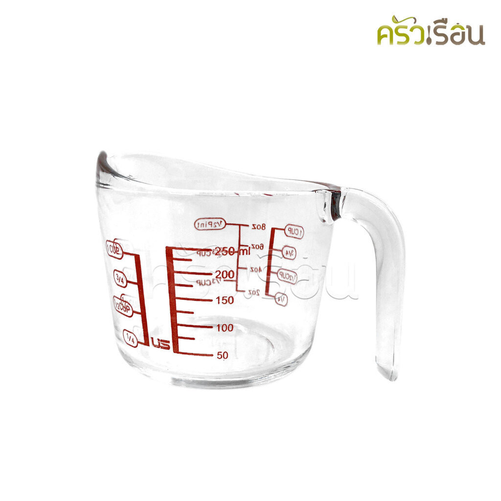 US แก้วตวง พิมพ์สเกล รุ่น MSG, MSA ราคาต่อใบ ถ้วยตวง มีสเกล MSG-16 - 500ml.