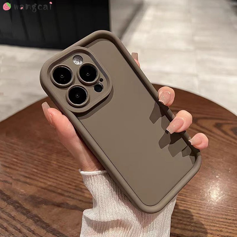 สําหรับ Xiaomi 15 14 14T 13 13T Poco X6 Pro C65 เคสโทรศัพท์ 3D สเตอริโอ Thicken กันกระแทกสีสันสีทึบ Frosted Matte ธุรกิจซิลิโคนอ่อนนุ่มกรณีปกหลัง